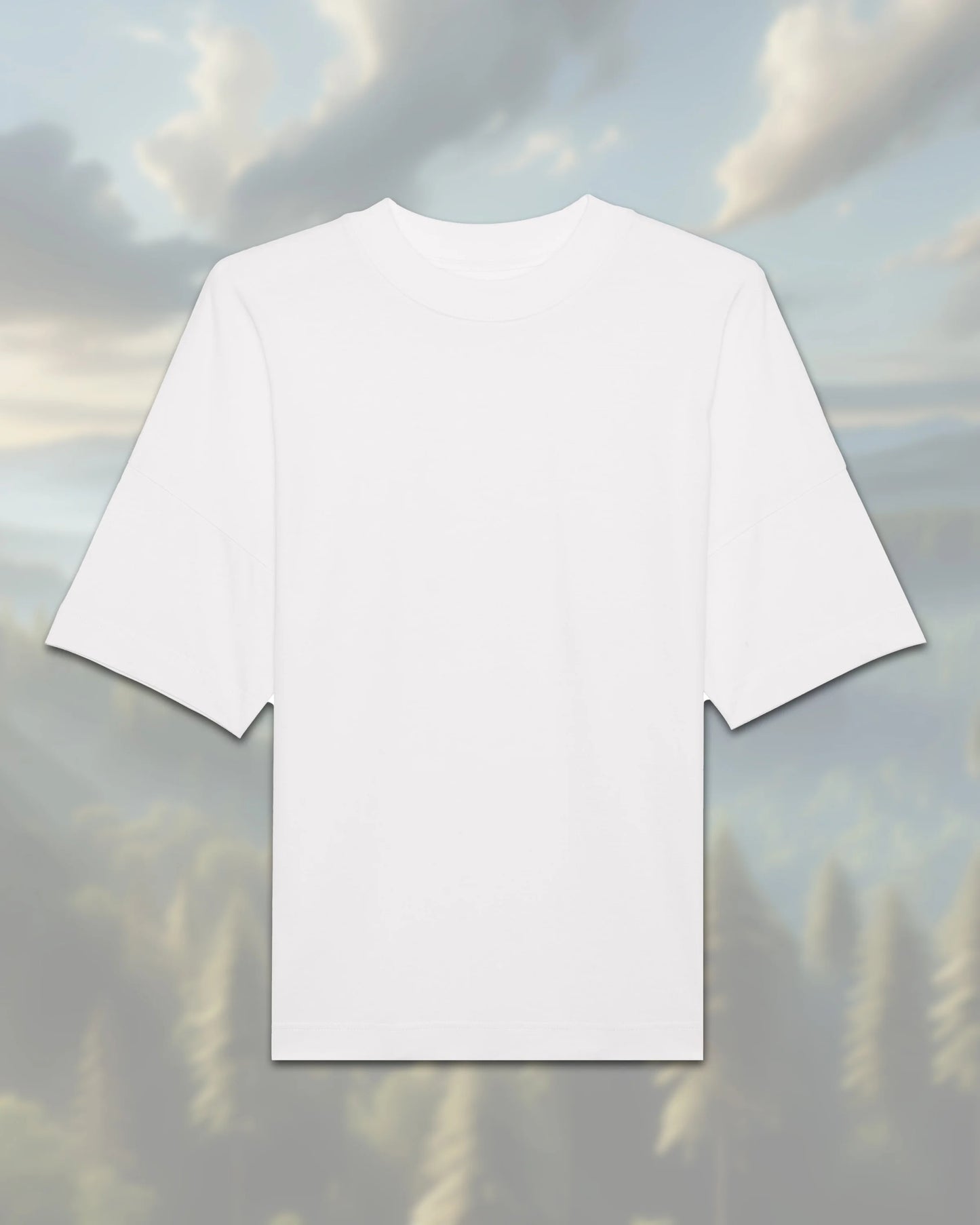 Oversize T-Shirt | Anime White Back | Designer - Shirts