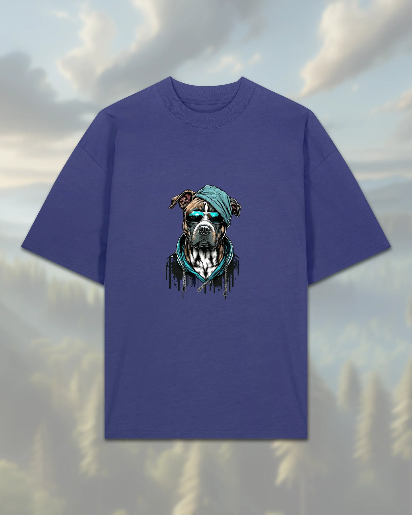 Oversize T-Shirt | Dog in Costume - Dusk / XXS - Shirts