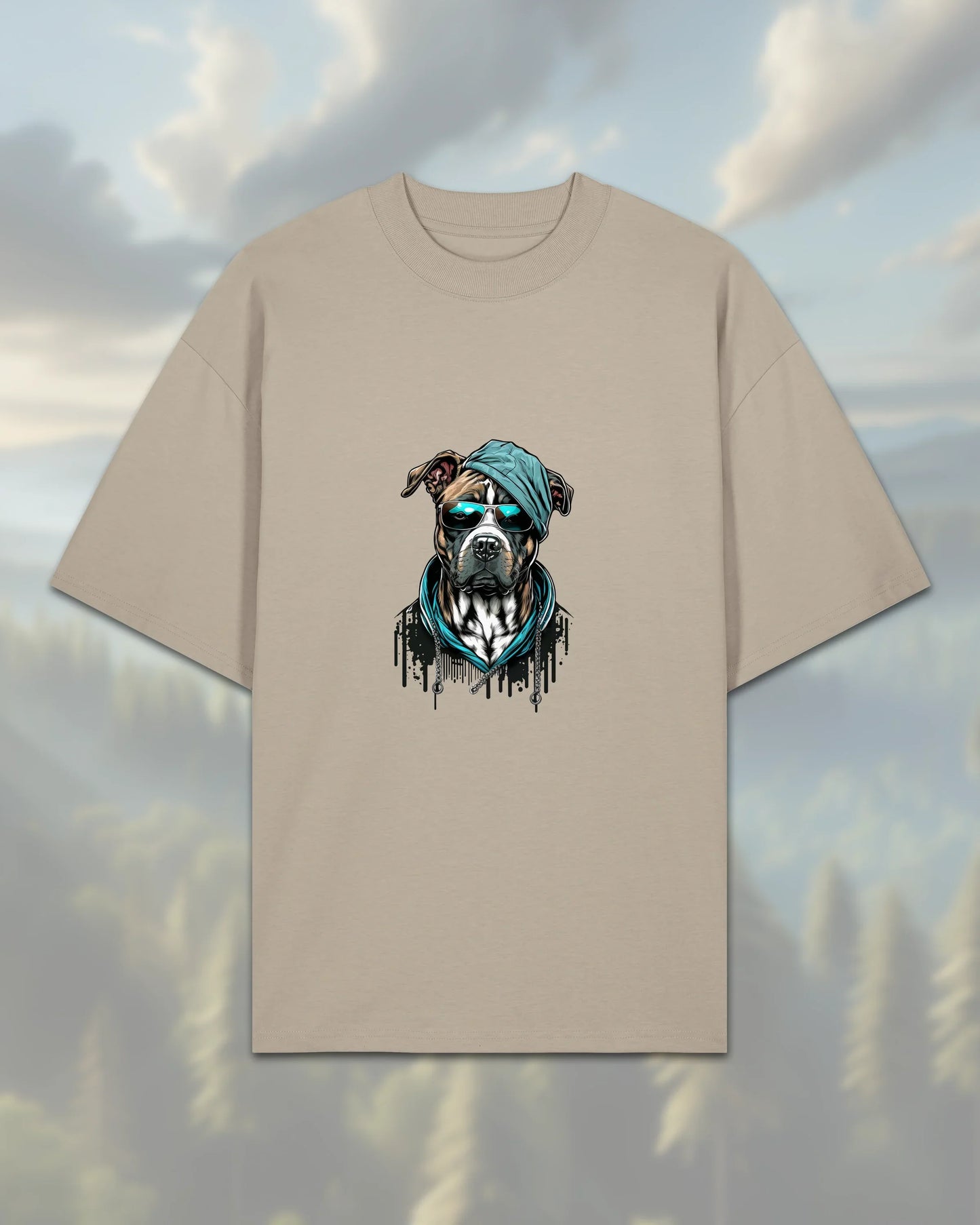 Oversize T-Shirt | Dog in Costume - Stone / XXS - Shirts