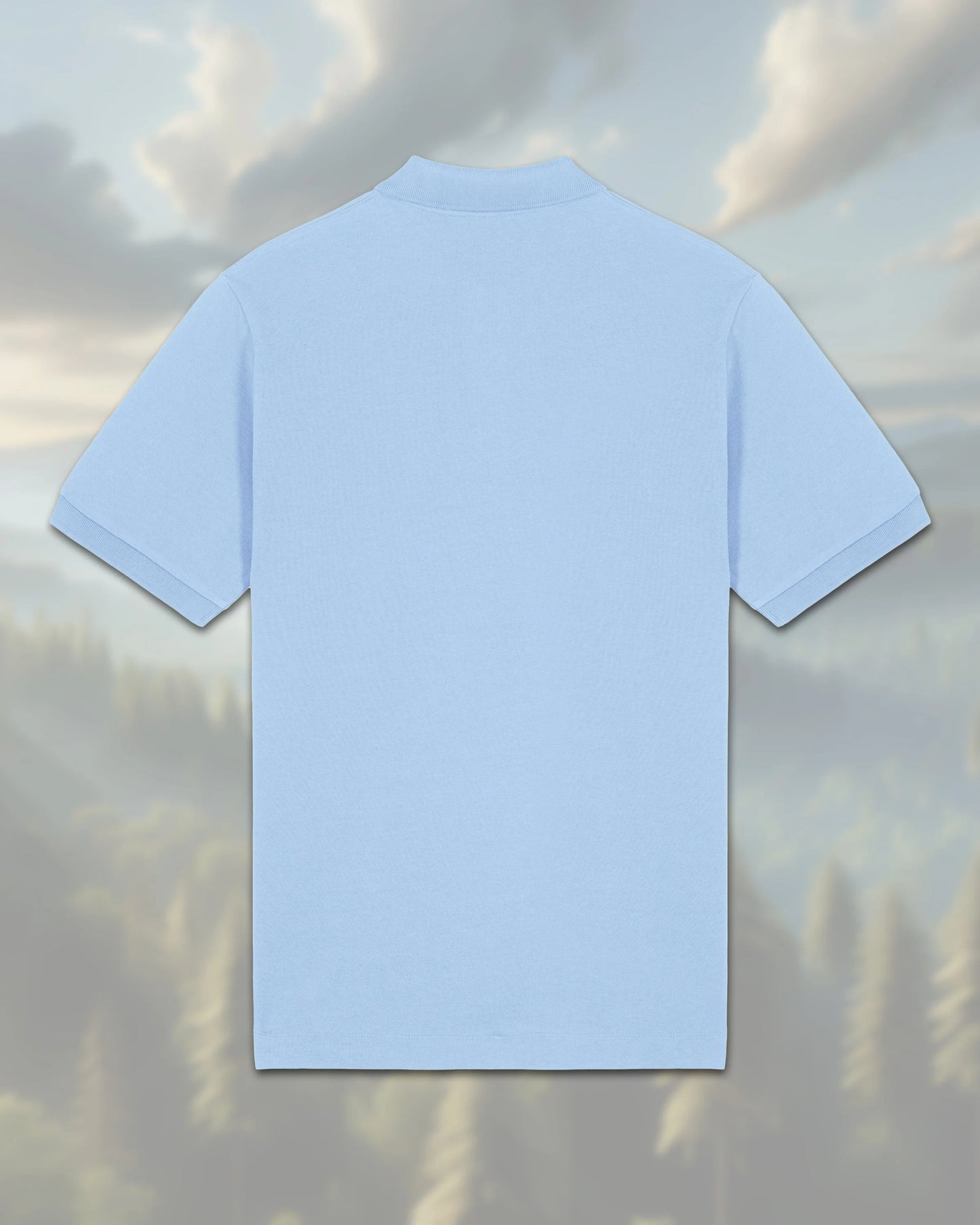 Poloshirt aus Bio-Baumwolle Blau - Shirts