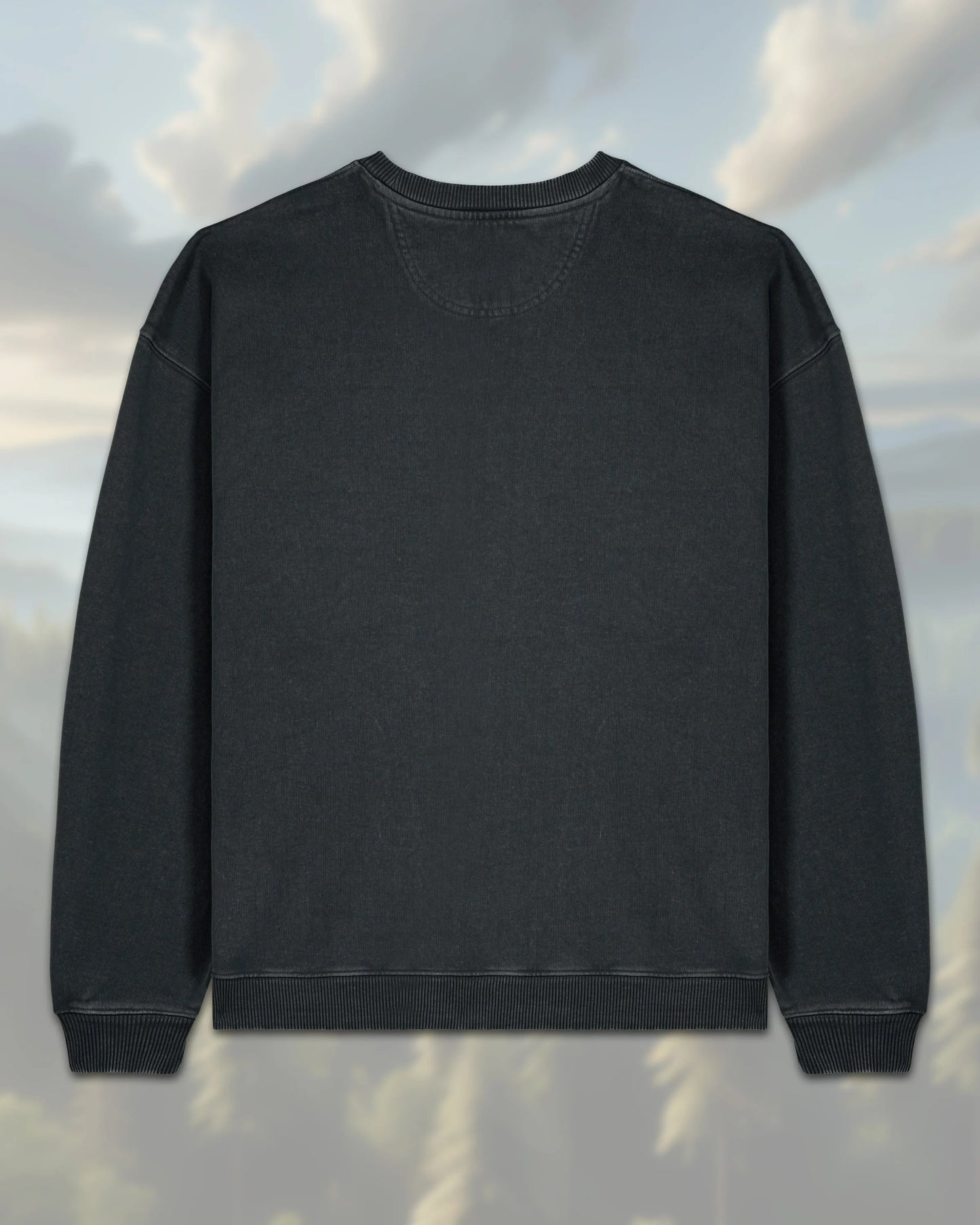 Vintage Sweatshirt Oversize Schwarz - Sweatshirts