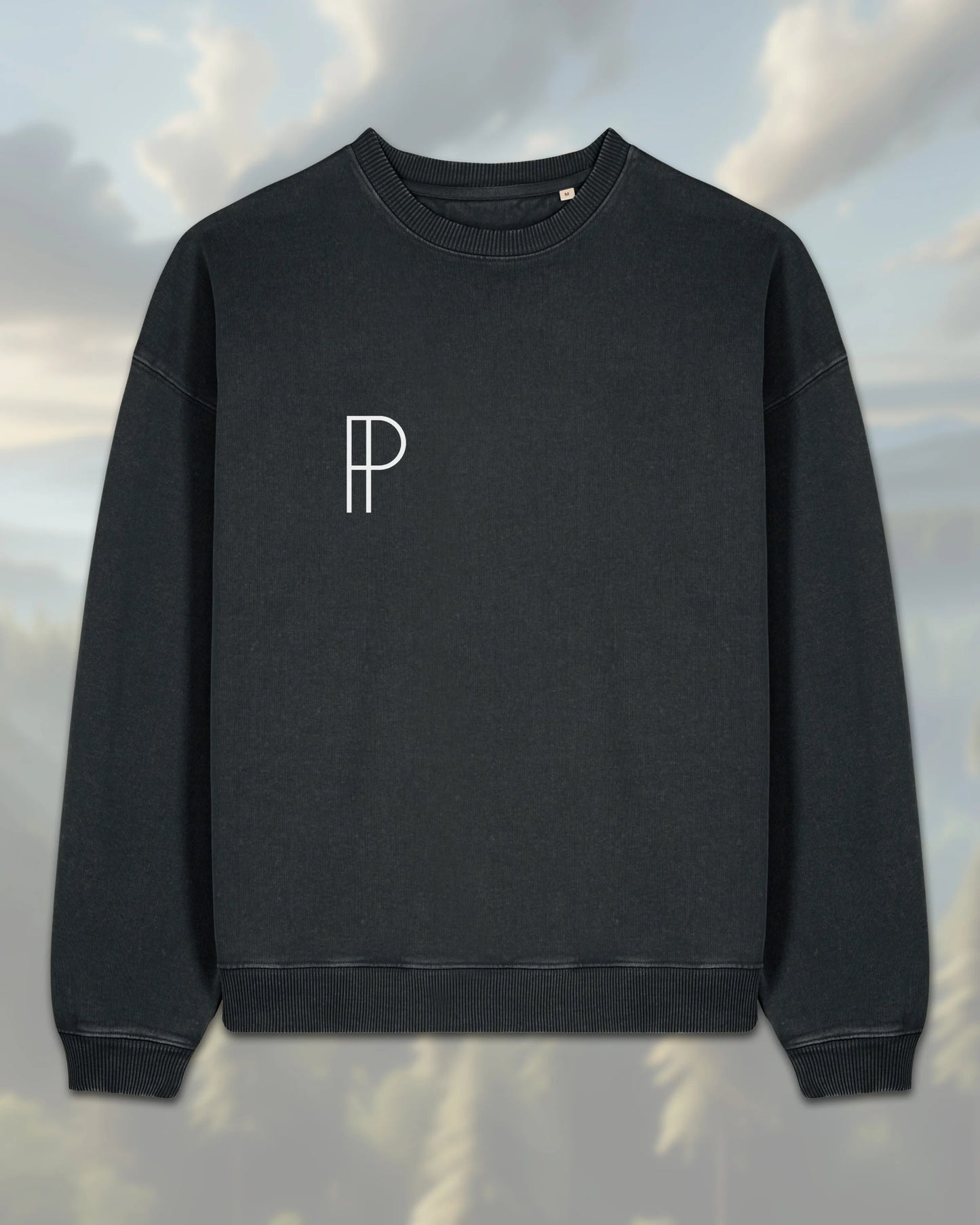 Vintage Sweatshirt Oversize Schwarz - Sweatshirts