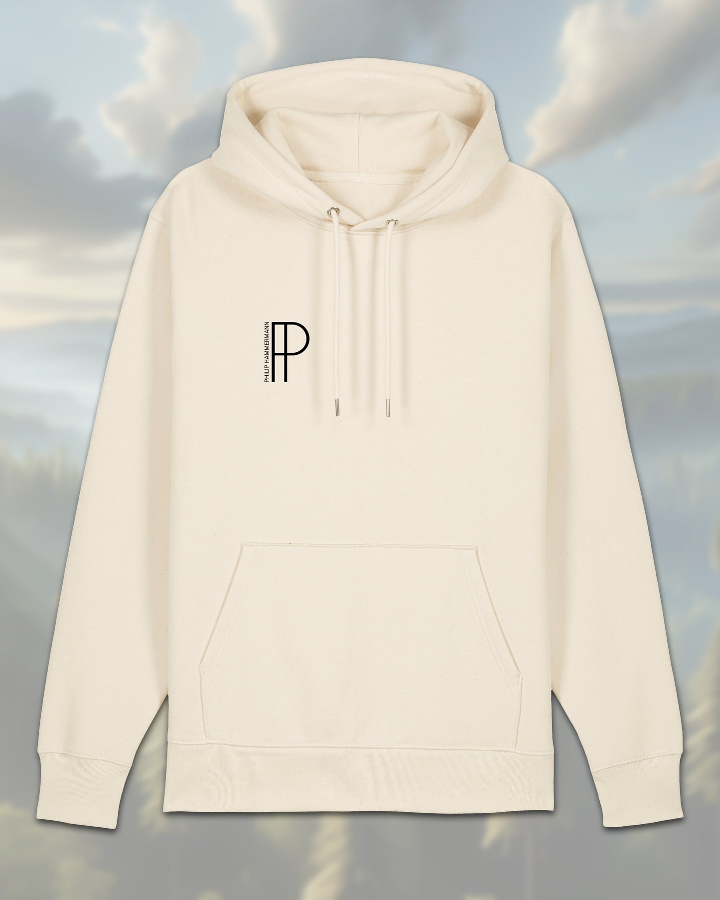 Unisex Hoodie mit gebürsteter Innenseite | Basic White