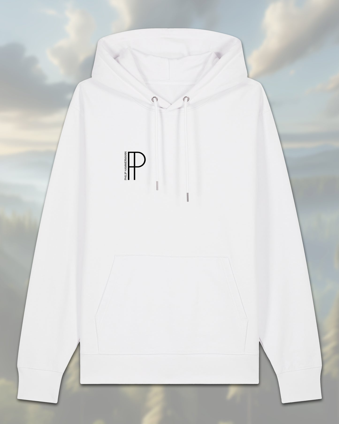 Unisex Hoodie mit gebürsteter Innenseite | Basic White