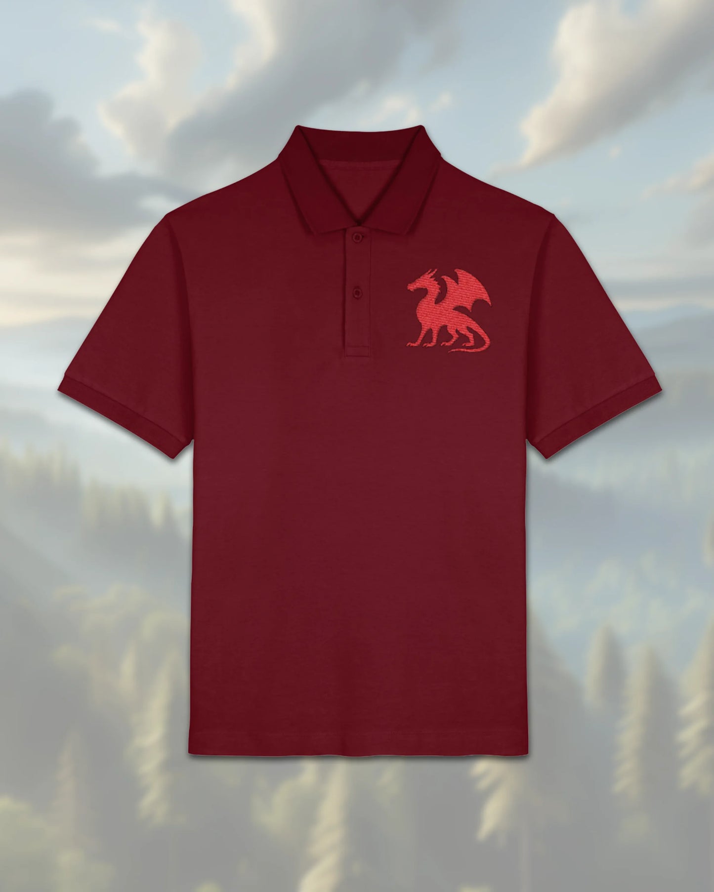 Elior - Prepster Polo-Shirt 2.0 ST/ST mit Stick - Burgundy / XS - Prepster Polo-Shirt 2.0 ST/ST mit Stick