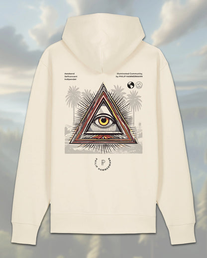 Fleece Hoodie | Auge der Vorsehung | Designer - Hoodies