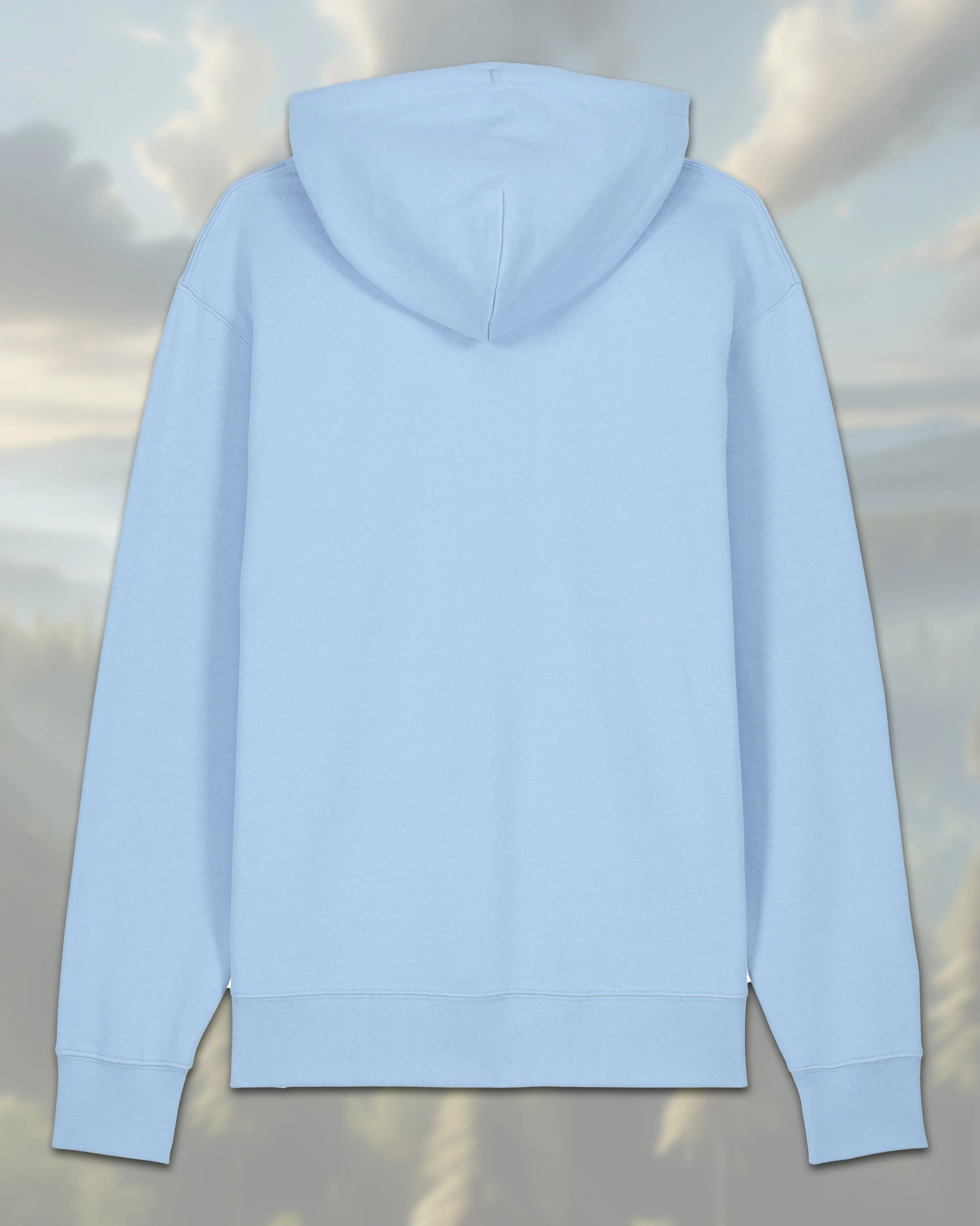 Fleece Hoodie Blau - Hoodies