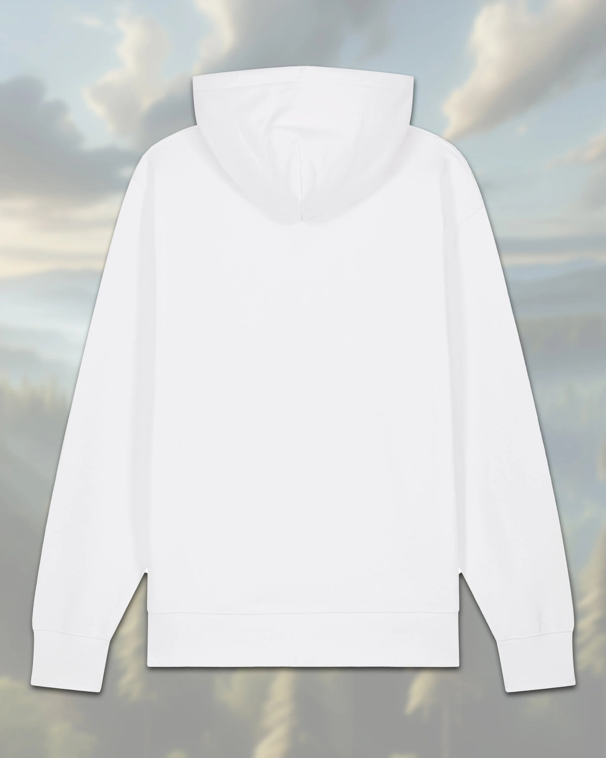 Fleece Hoodie White Anime - Hoodies