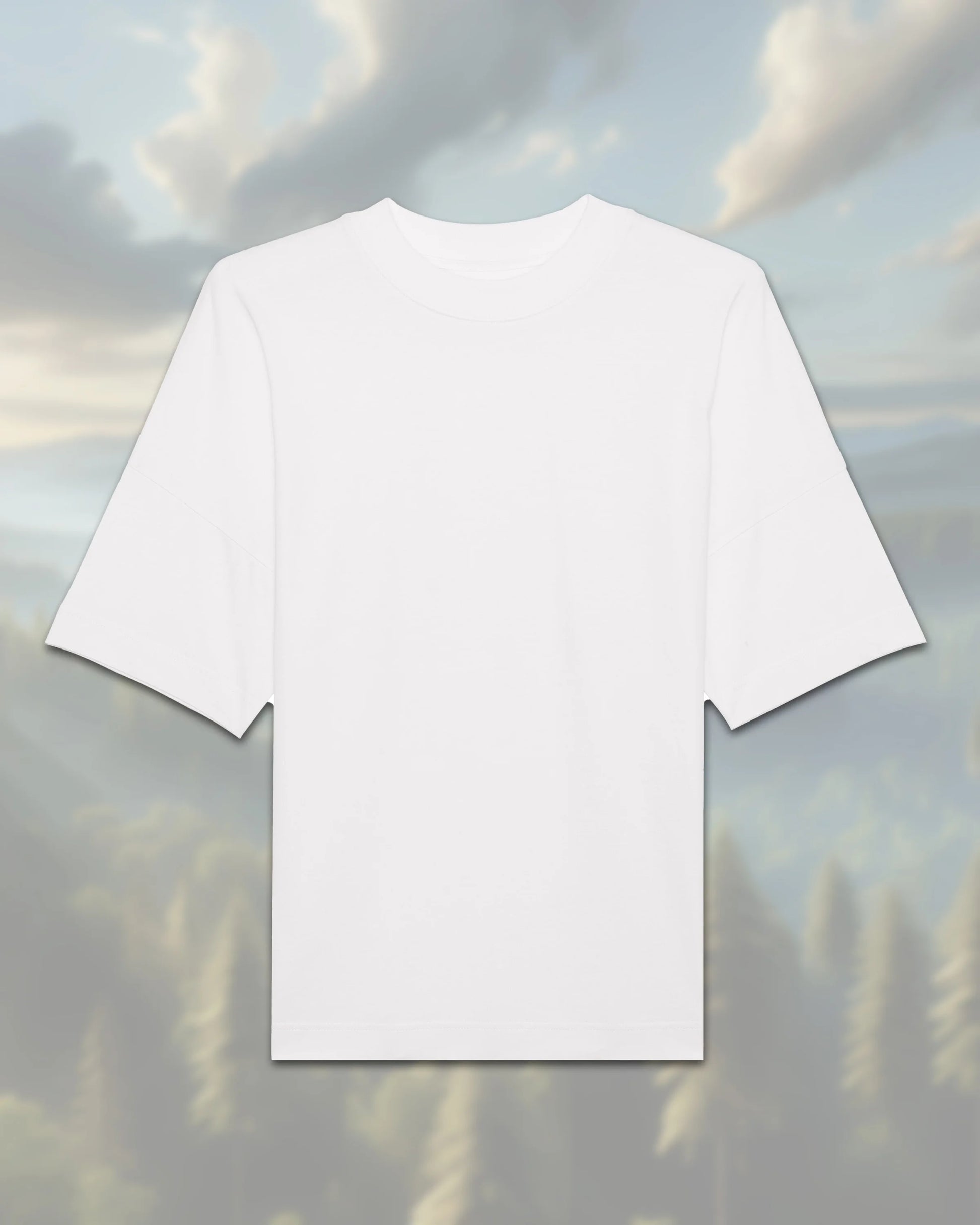 Oversize T-Shirt | Anime White Back | Designer - Shirts