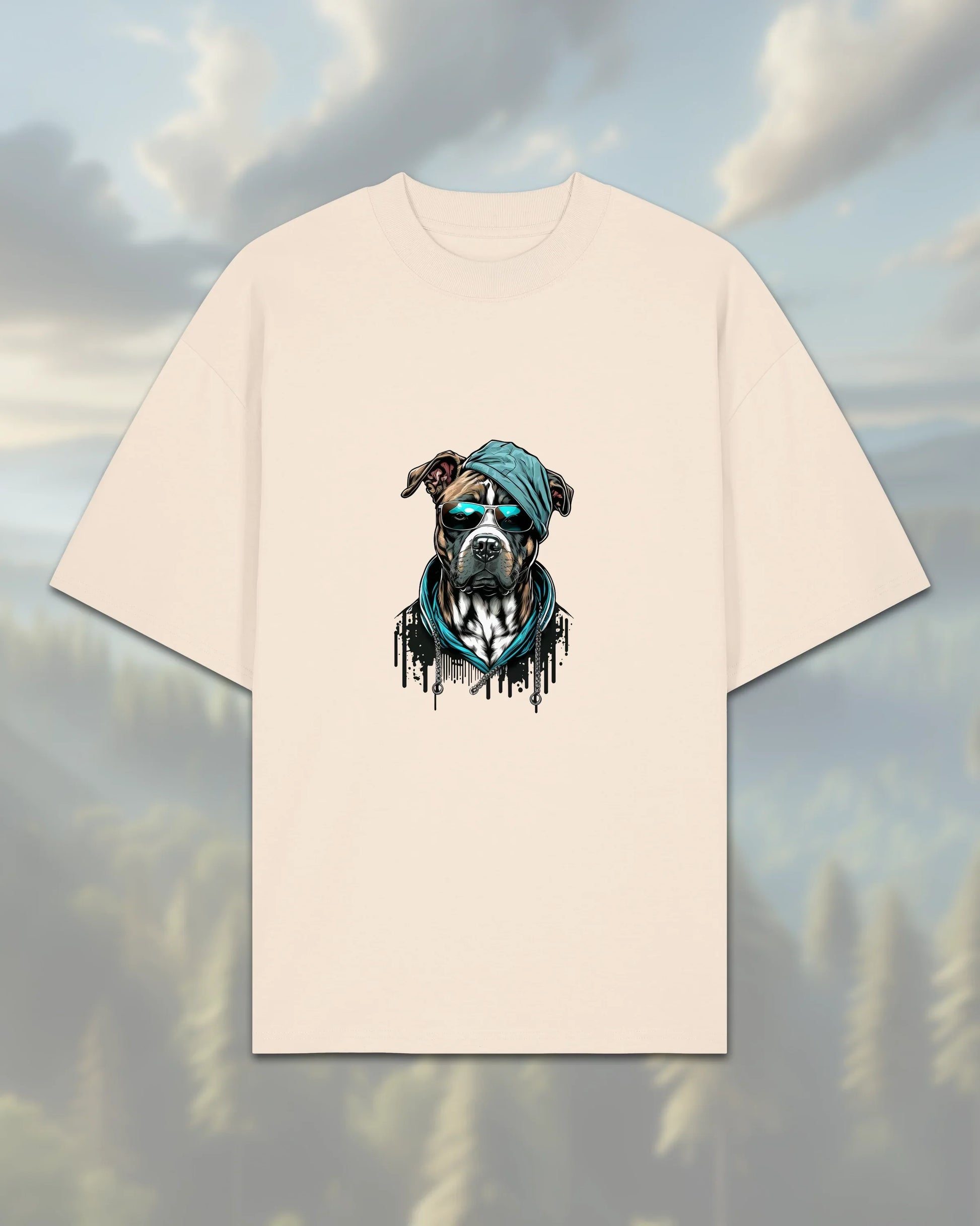 Oversize T-Shirt | Dog in Costume - Cream / XXS - Shirts