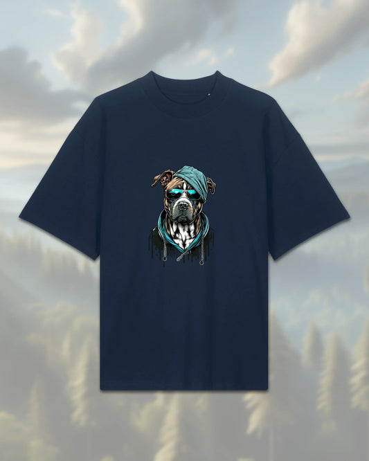 Oversize T-Shirt | Dog in Costume - French-Navy / XXS - Shirts