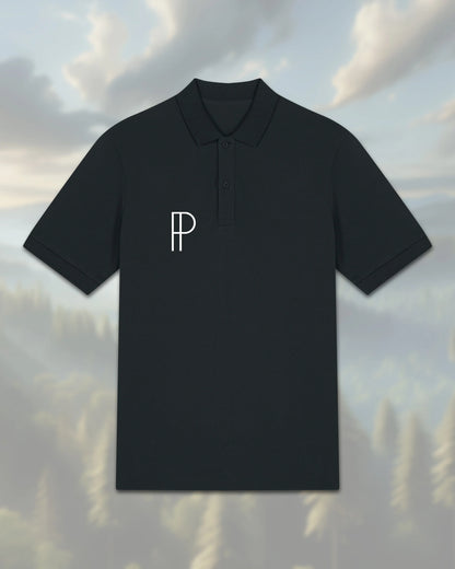 Poloshirt aus Bio-Baumwolle Schwarz - Shirts