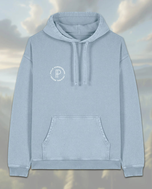 Vintage Hoodie Oversize Blau - Hoodies