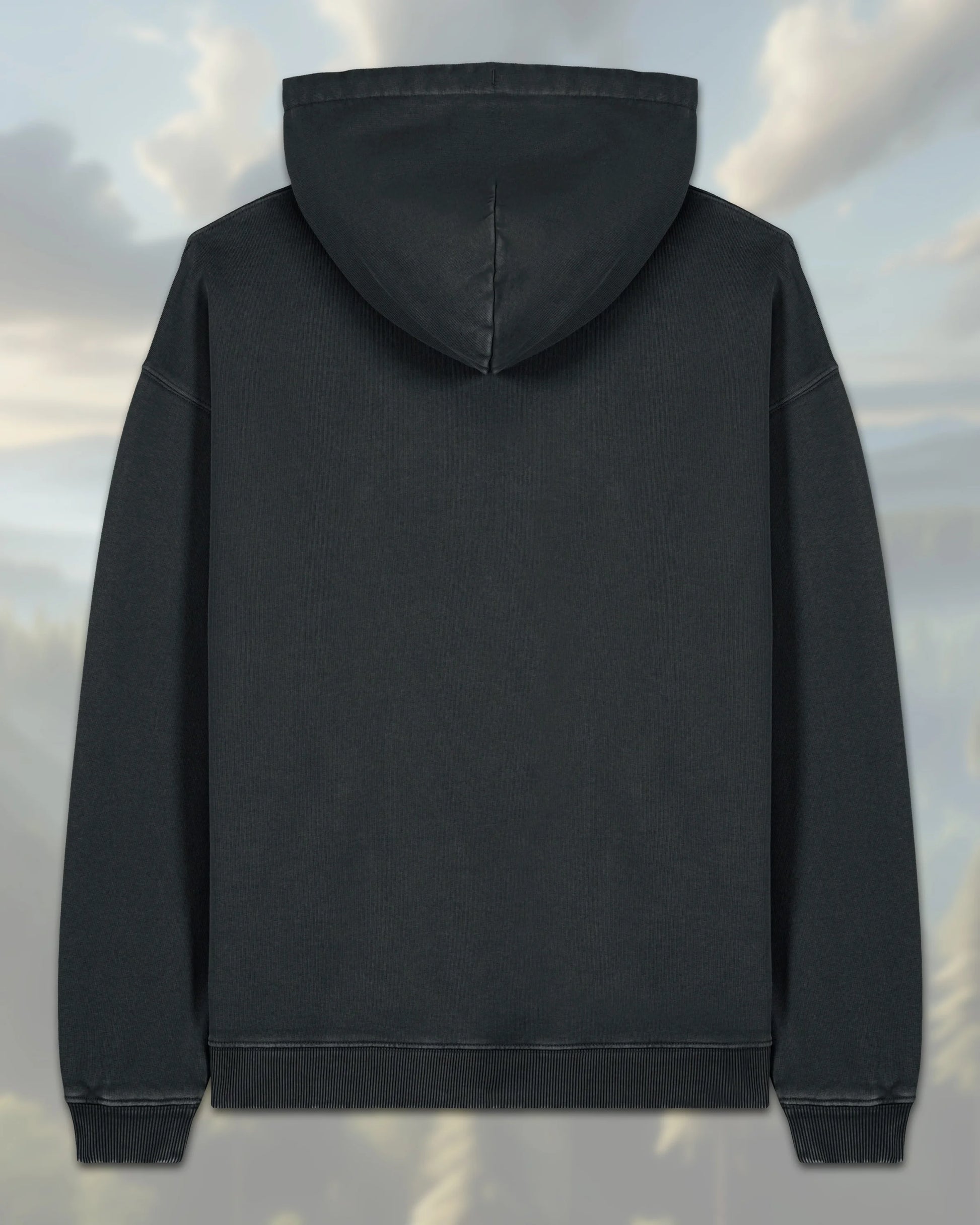 Vintage Hoodie Oversize Schwarz - Hoodies