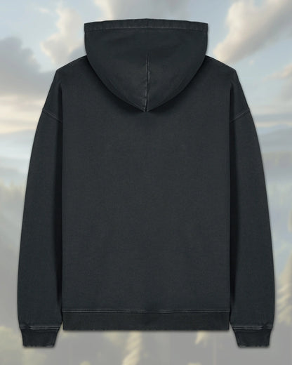 Vintage Hoodie Oversize Schwarz - Hoodies