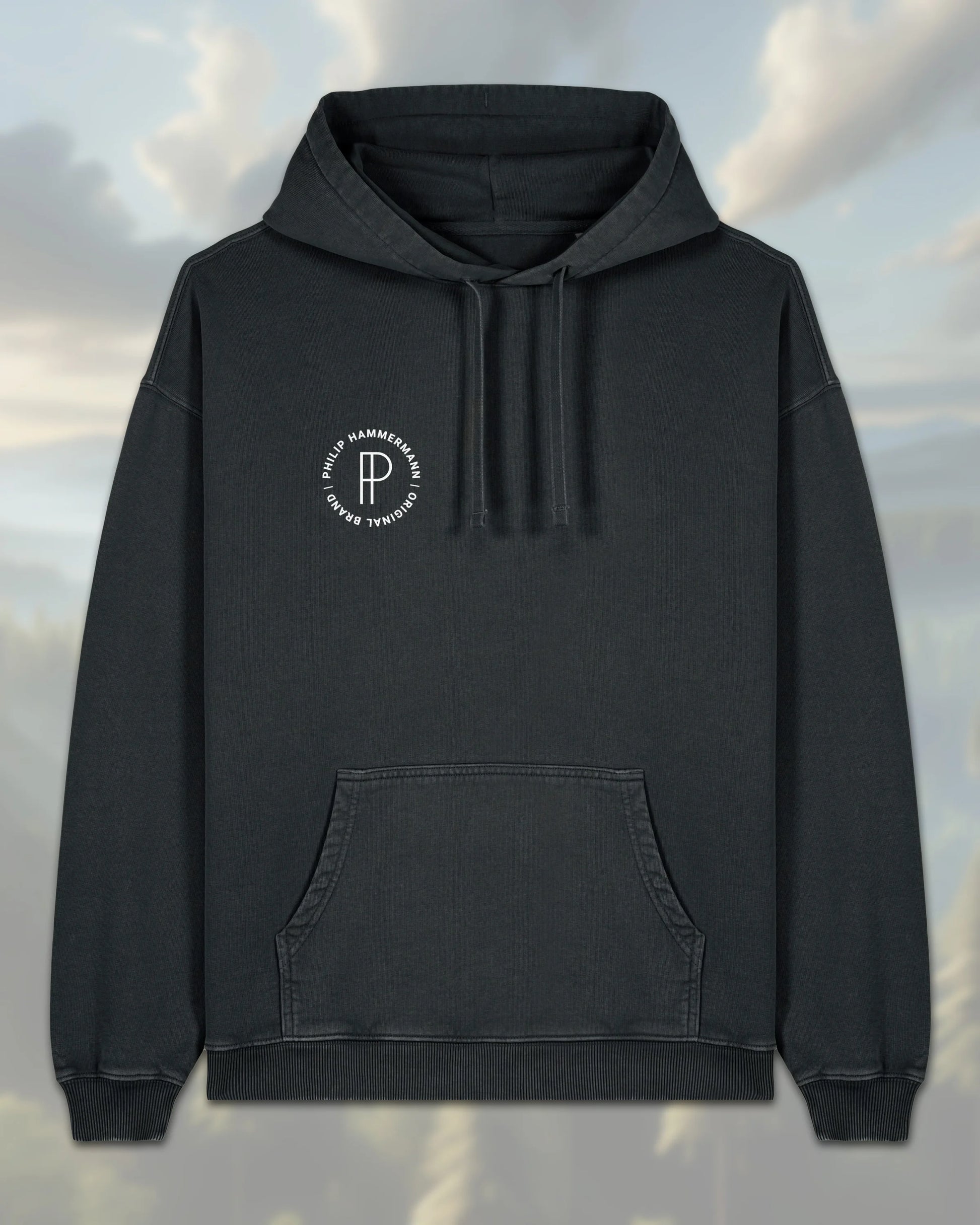 Vintage Hoodie Oversize Schwarz - Hoodies