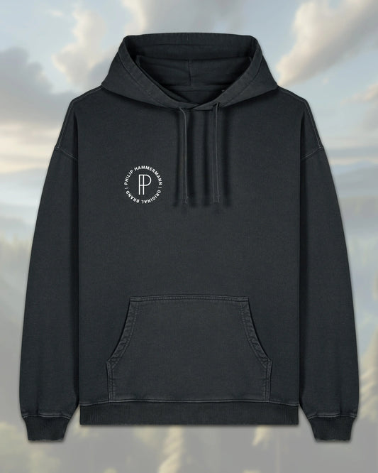 Vintage Hoodie Oversize Schwarz - Hoodies