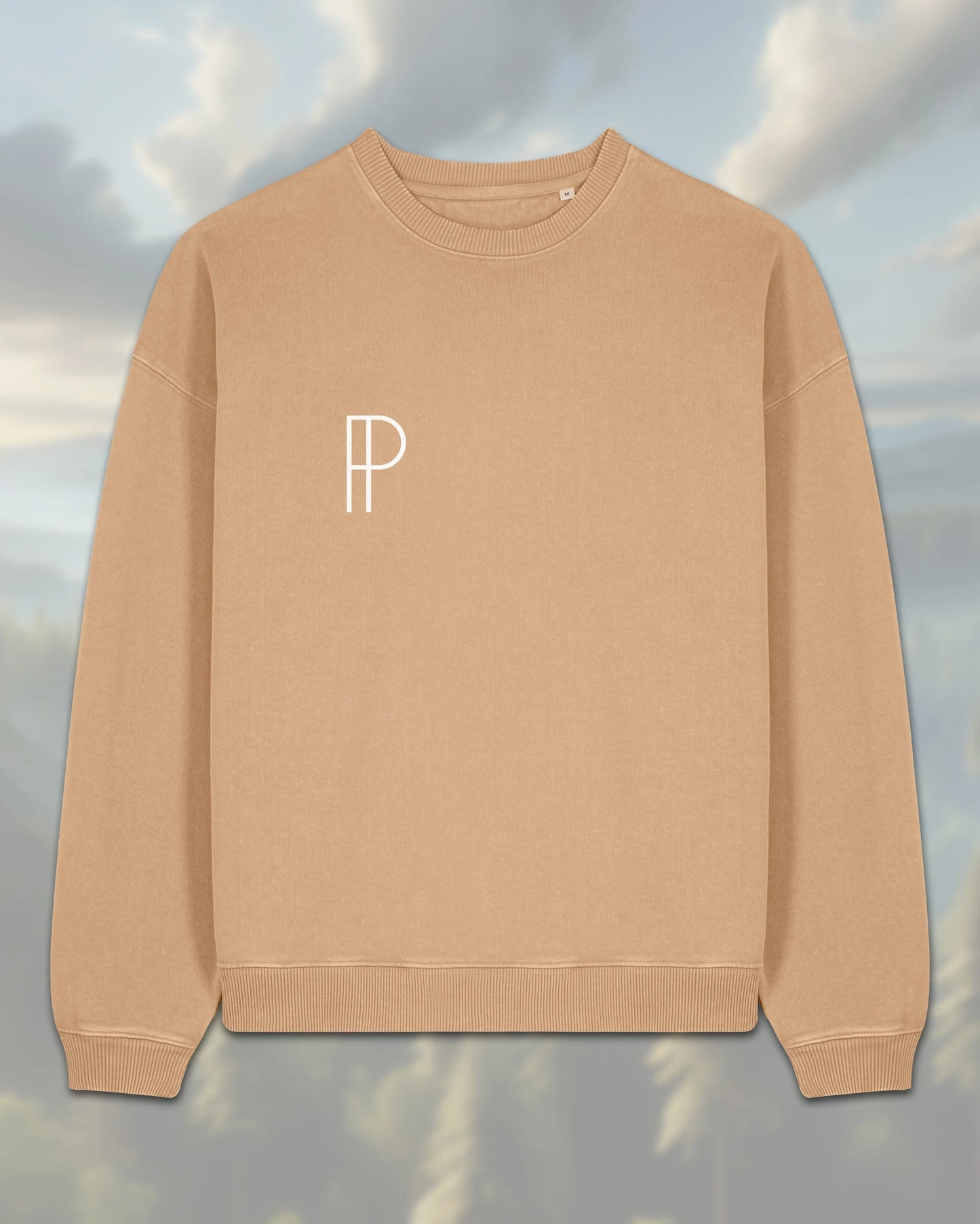 Vintage Sweatshirt Oversize Latte - Sweatshirts
