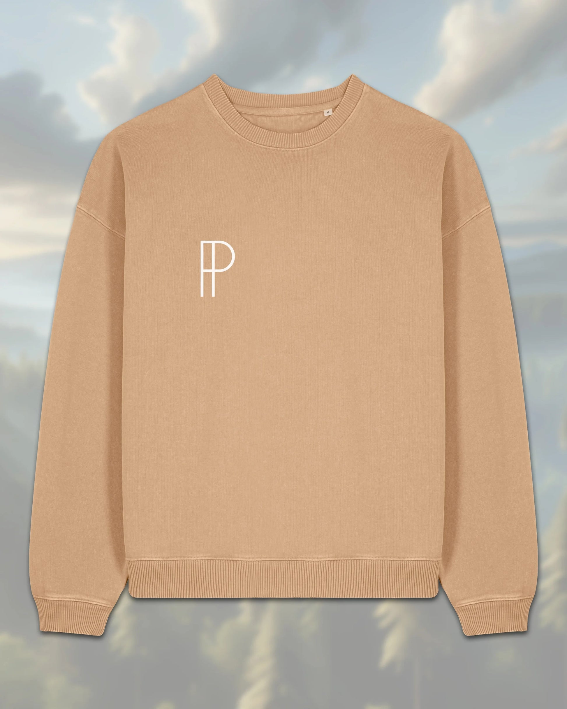 Vintage Sweatshirt Oversize Latte - Sweatshirts