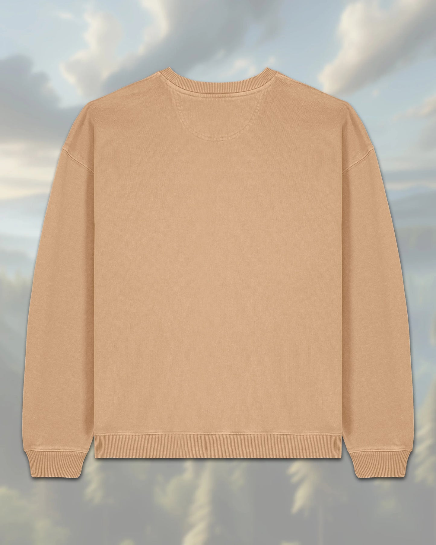 Vintage Sweatshirt Oversize Latte - Sweatshirts
