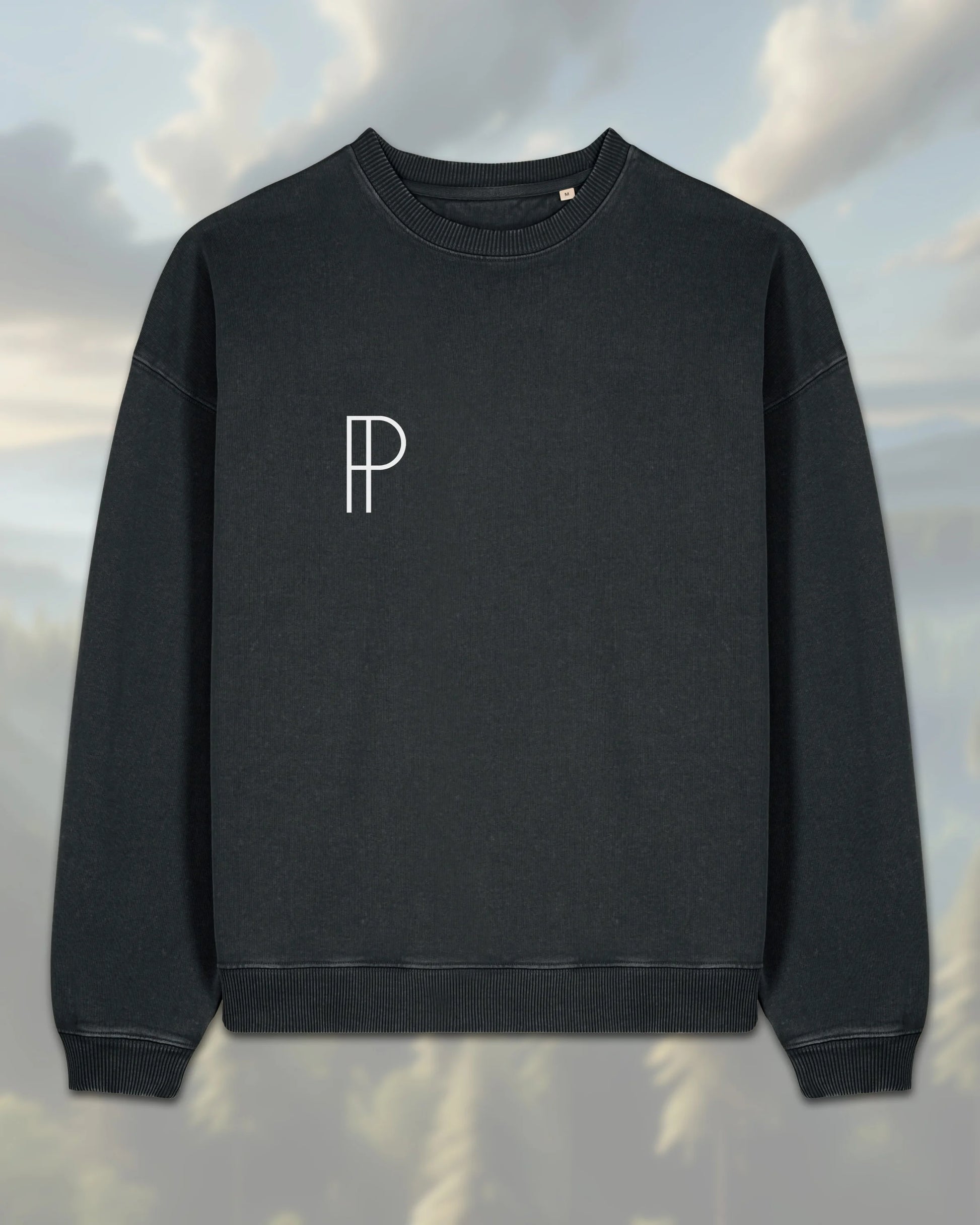 Vintage Sweatshirt Oversize Schwarz - Sweatshirts
